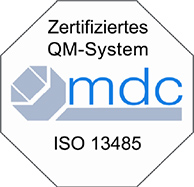 Medical Device Certification - ISO 13485 - Siegel Logo